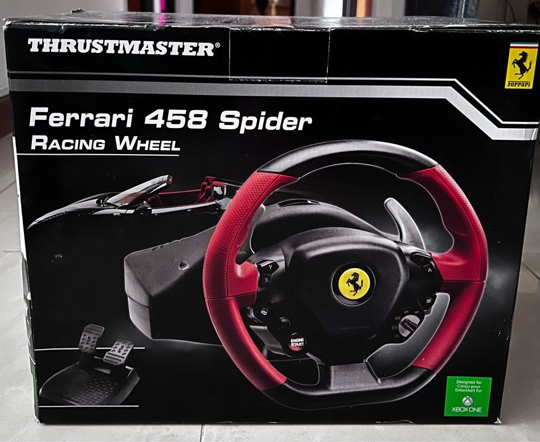 Ferrari 458 spider racing wheel xbox outlet one compatible games