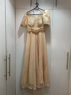 Filipiniana Long Dress
