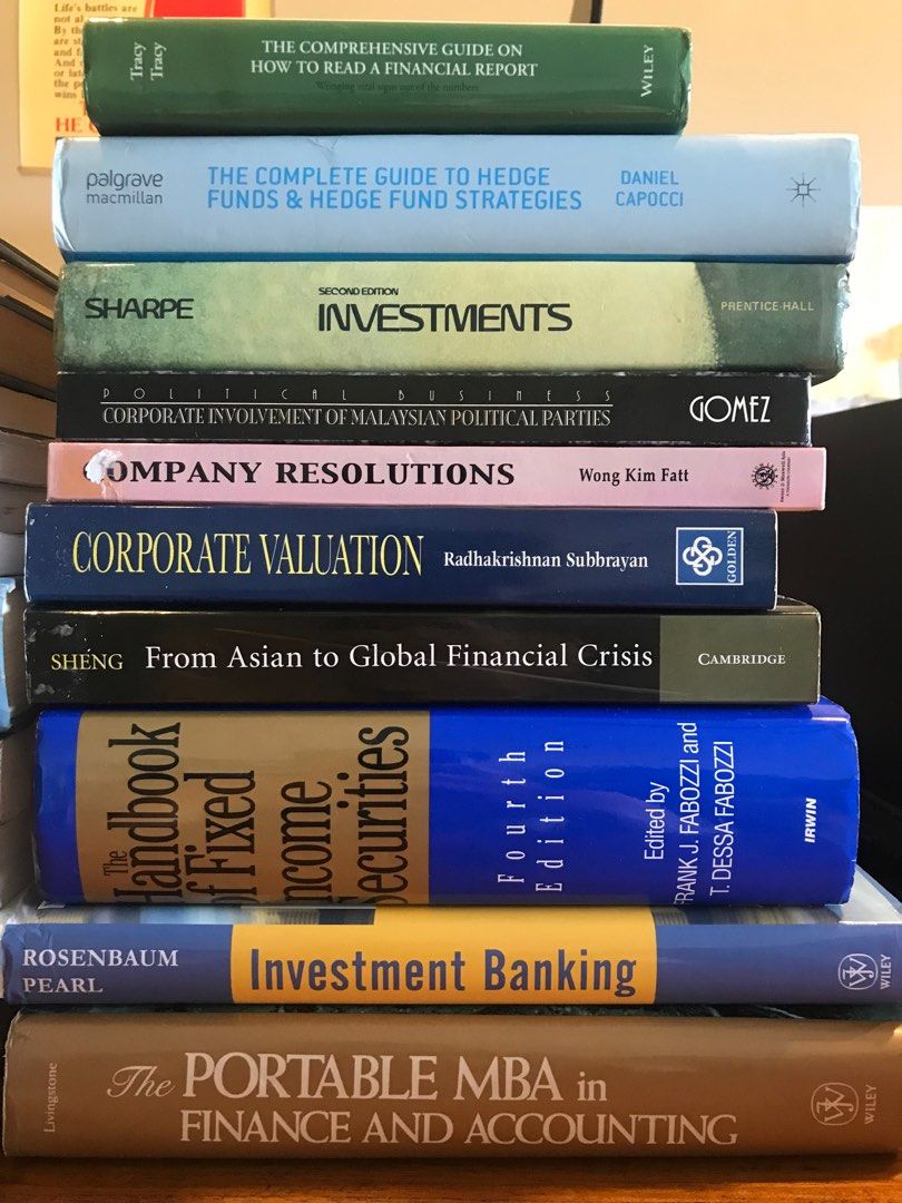 Finance Books (Stock trading/Investment, Value investing, Technical ...