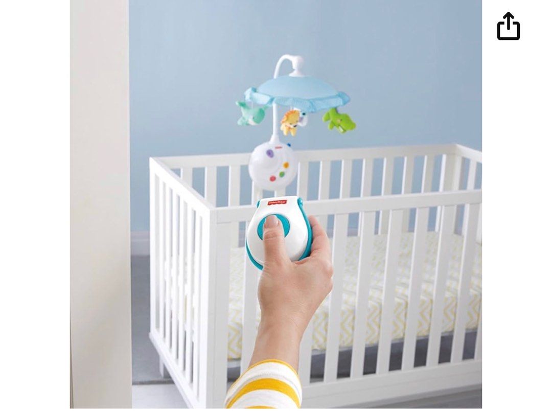 Fisher Price cot mobile, Babies & Kids, Baby Nursery & Kids Furniture