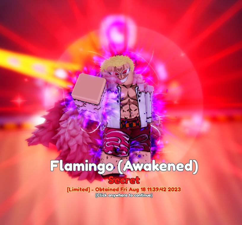 Flamingo (Doflamingo), Anime Adventures Wiki