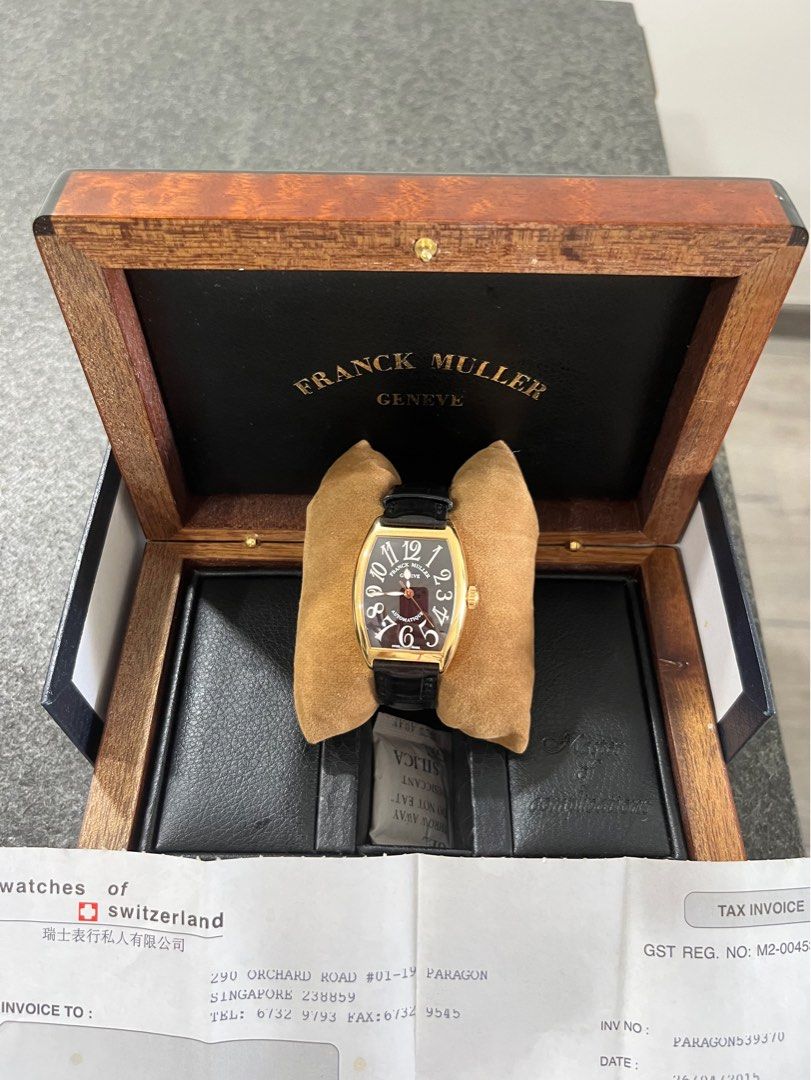Franck muller rose gold watch new arrivals