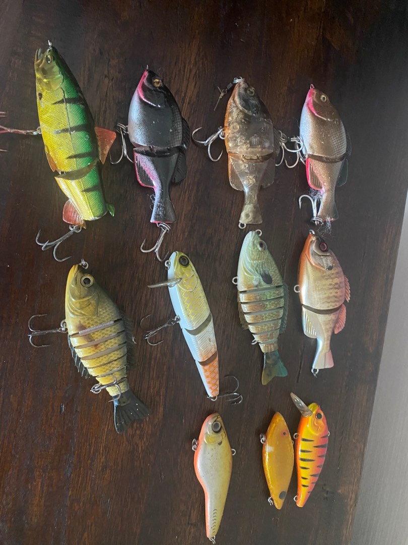 Fresh water lures part 1, Sports Equipment, Fishing on Carousell