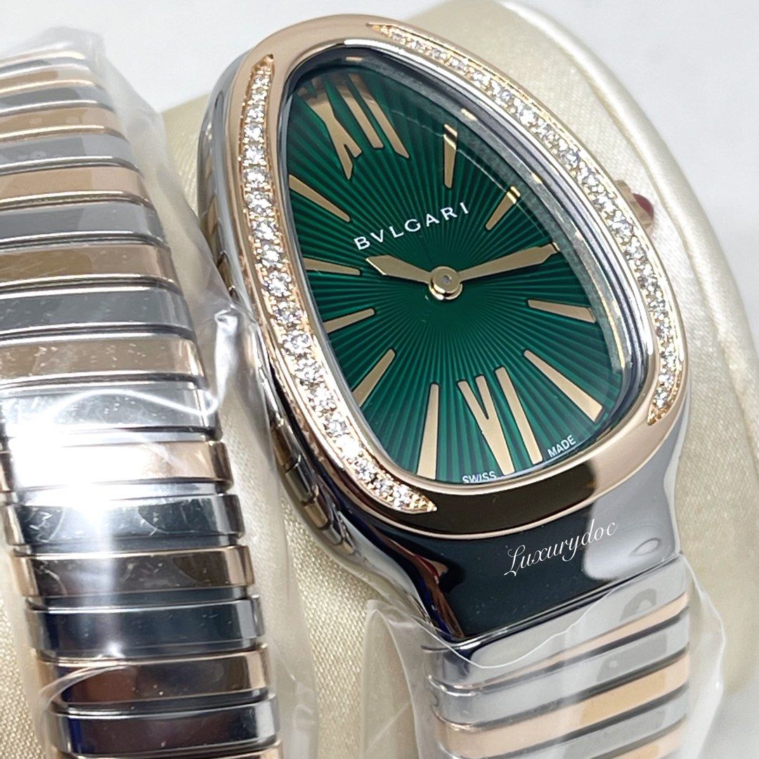 Bvlgari green watch best sale