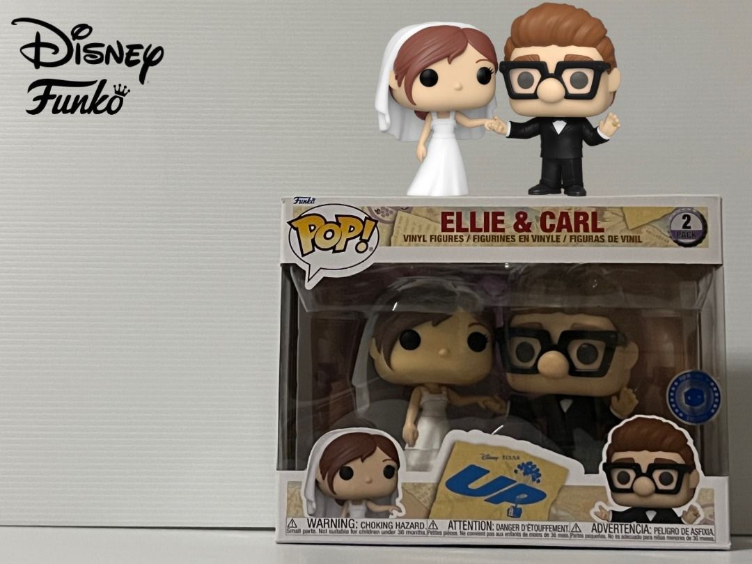 Funko POP! Carl & Ellie 2 Pack (Wedding) UP!, Hobbies & Toys, Toys & Games  on Carousell