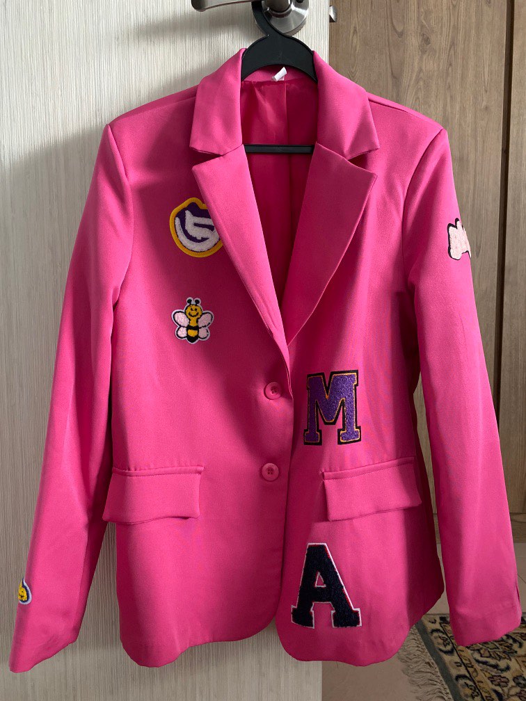 Fushia pink top jacket