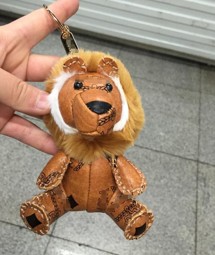 Mcm lion keychain best sale
