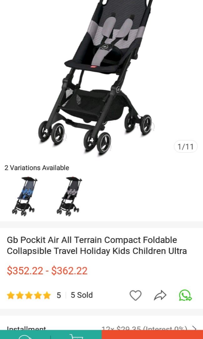 HODRANT Leichte Und Tragbare Kinderwagen Reise Rucksack , Kompatibel