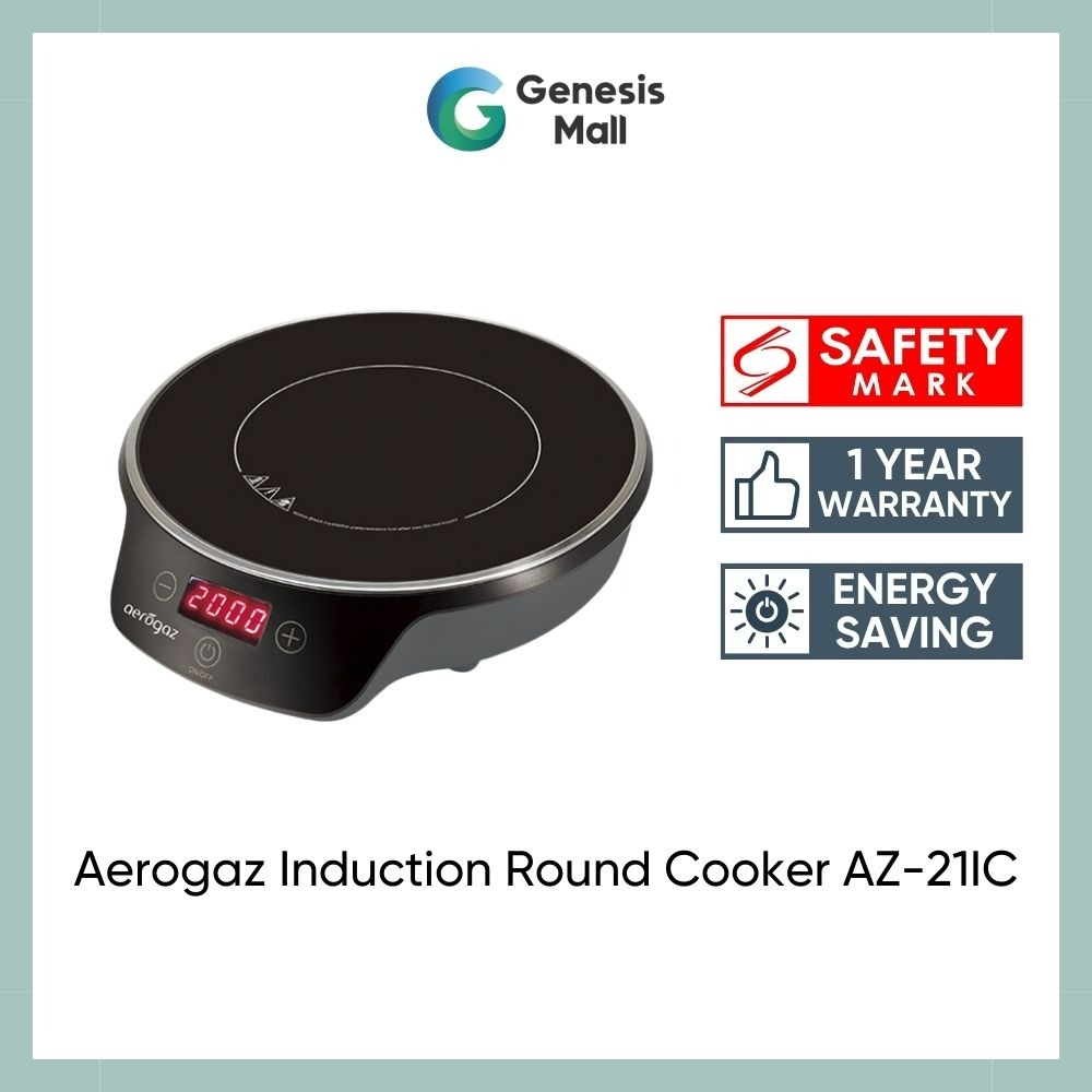 [Genesis] Aerogaz Induction Round Cooker AZ-21IC (SG Safety Mark ...