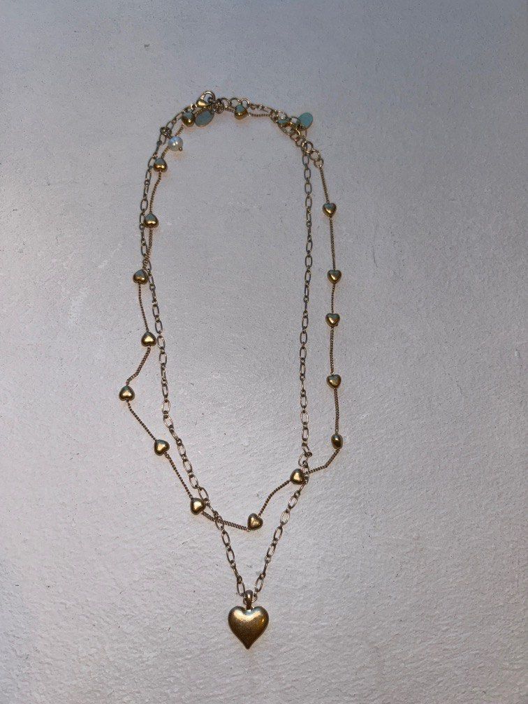Chain sales necklace heart