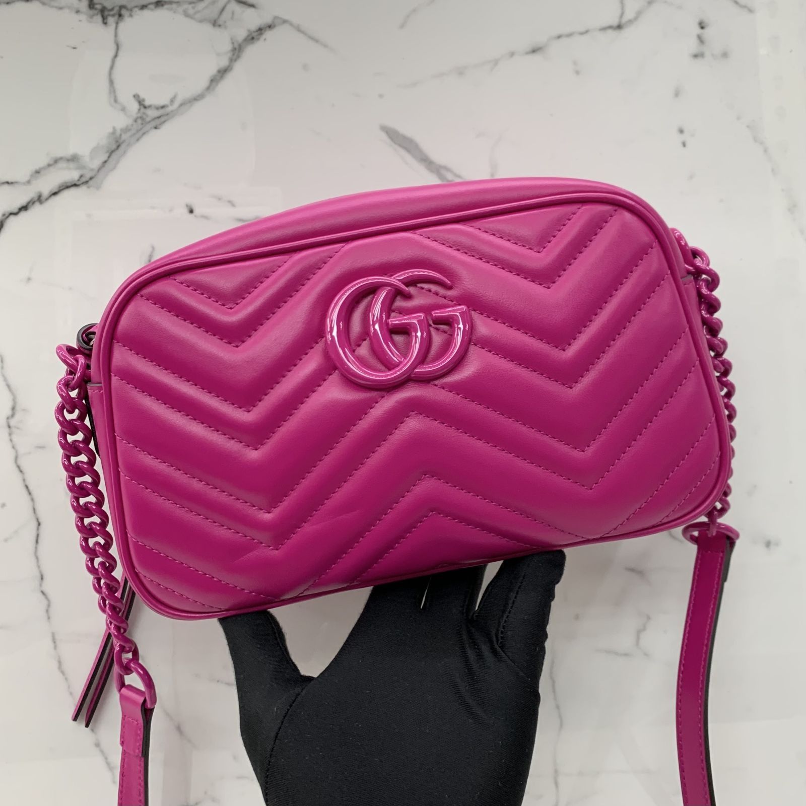 Purple gucci marmont discount