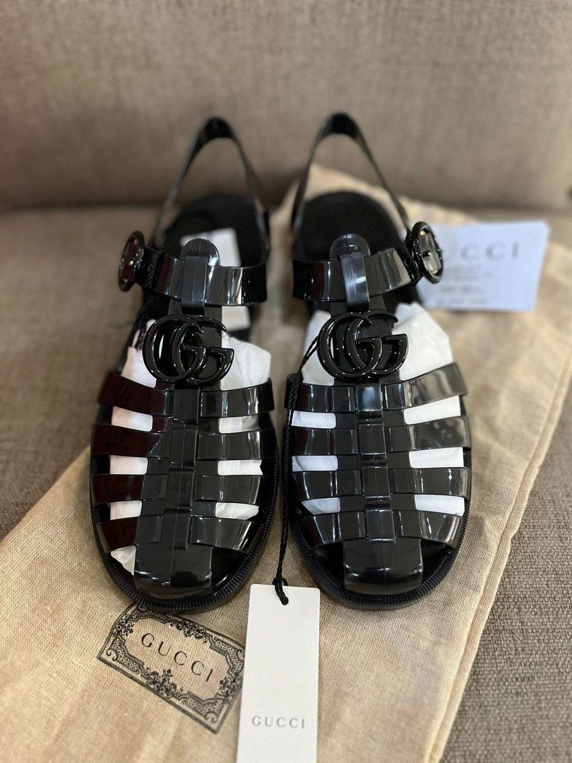 Gucci jelly store sandals yg