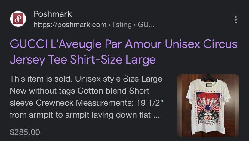 Gucci circus cheap t shirt