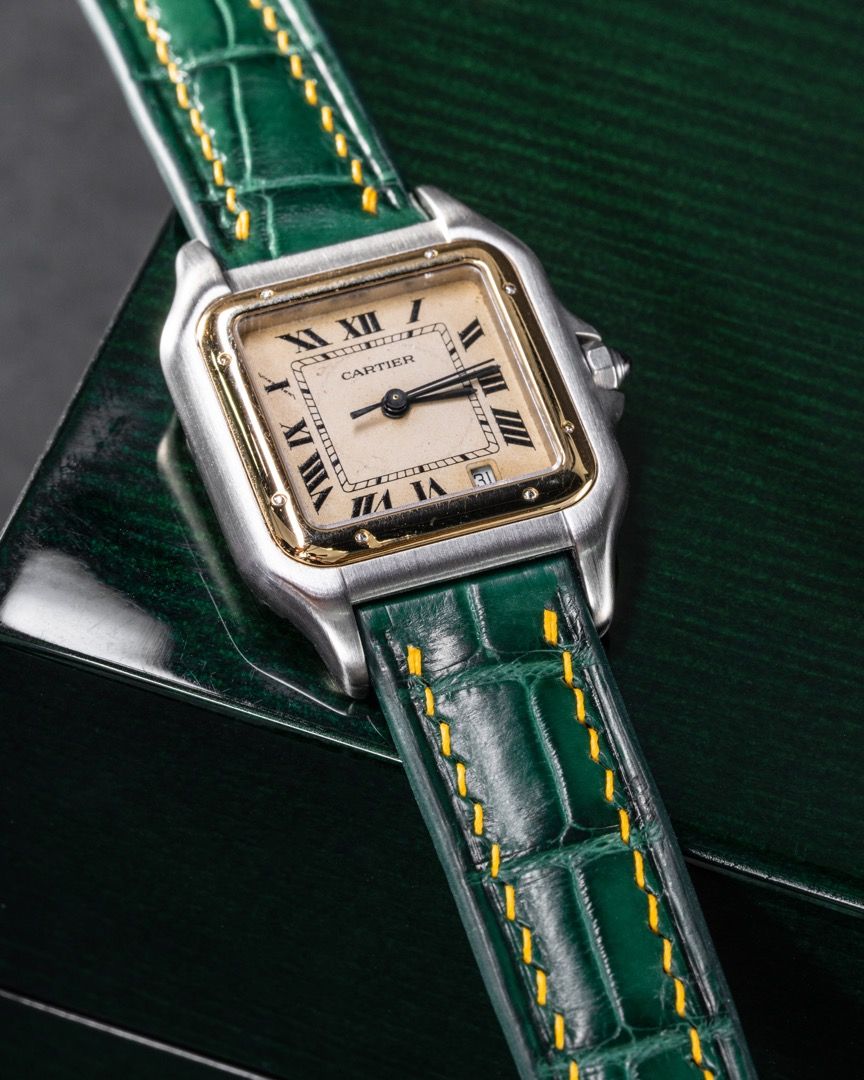 Cartier panthere sale watch green