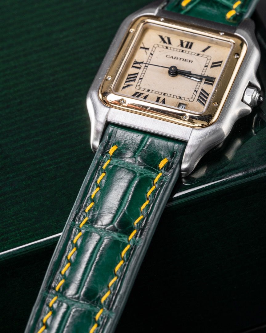 Cartier panthere watch green shop