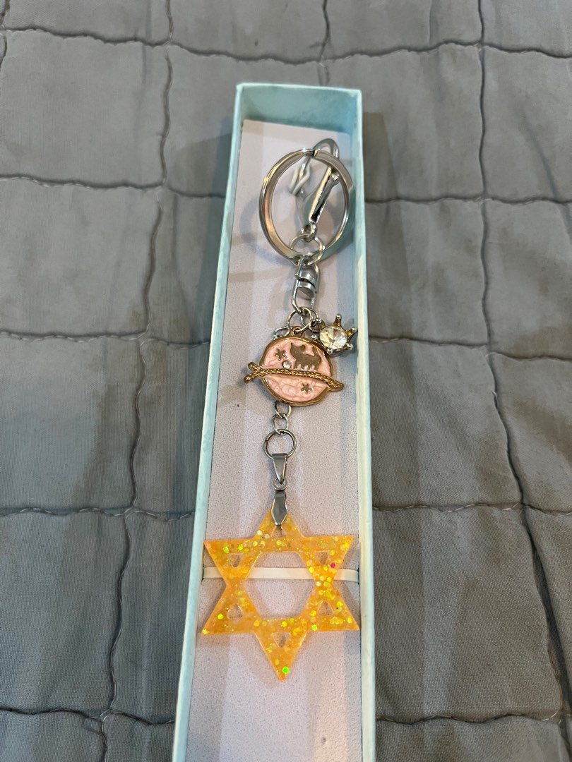 Handmade Key Chain Stars and Kitty Women s Fashion Jewelry