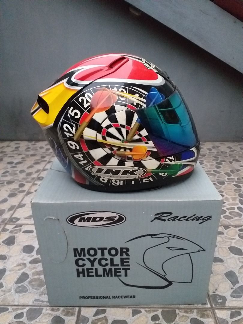 (Ready) Helm INK Full Face, Motor di Carousell