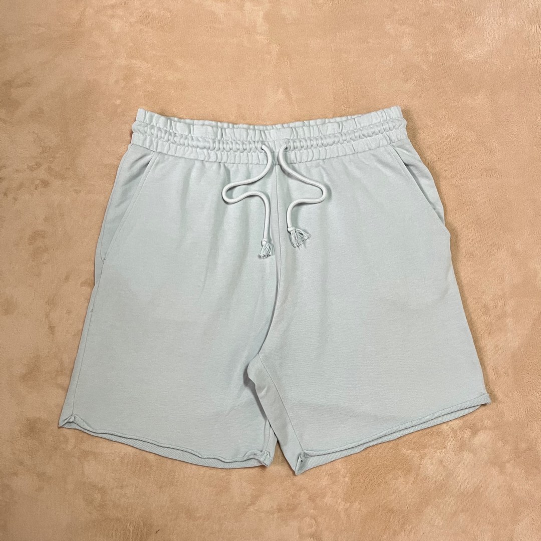 H&m raw sales edged sweat shorts