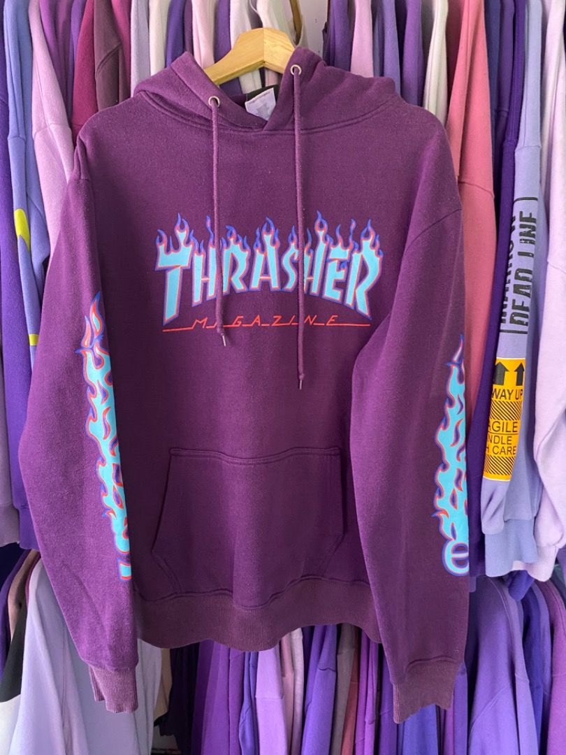 HOODIE THRASHER PURPLE