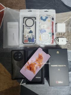 For sale or swap sa iphone 14 pro HUAWEI MATE 50 PRO (CARBON BLACK)
