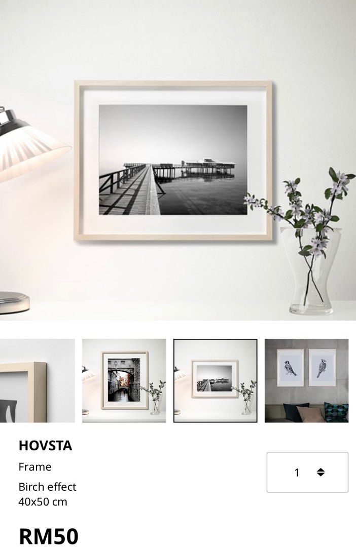 HOVSTA Frame, birch birch effect, 30x40 cm - IKEA