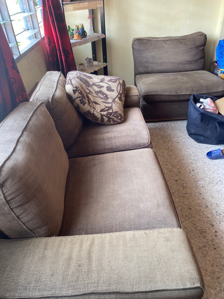 IKEA KIVIK SOFA 3+1 (Moving out), Furniture & Home Living, Furniture