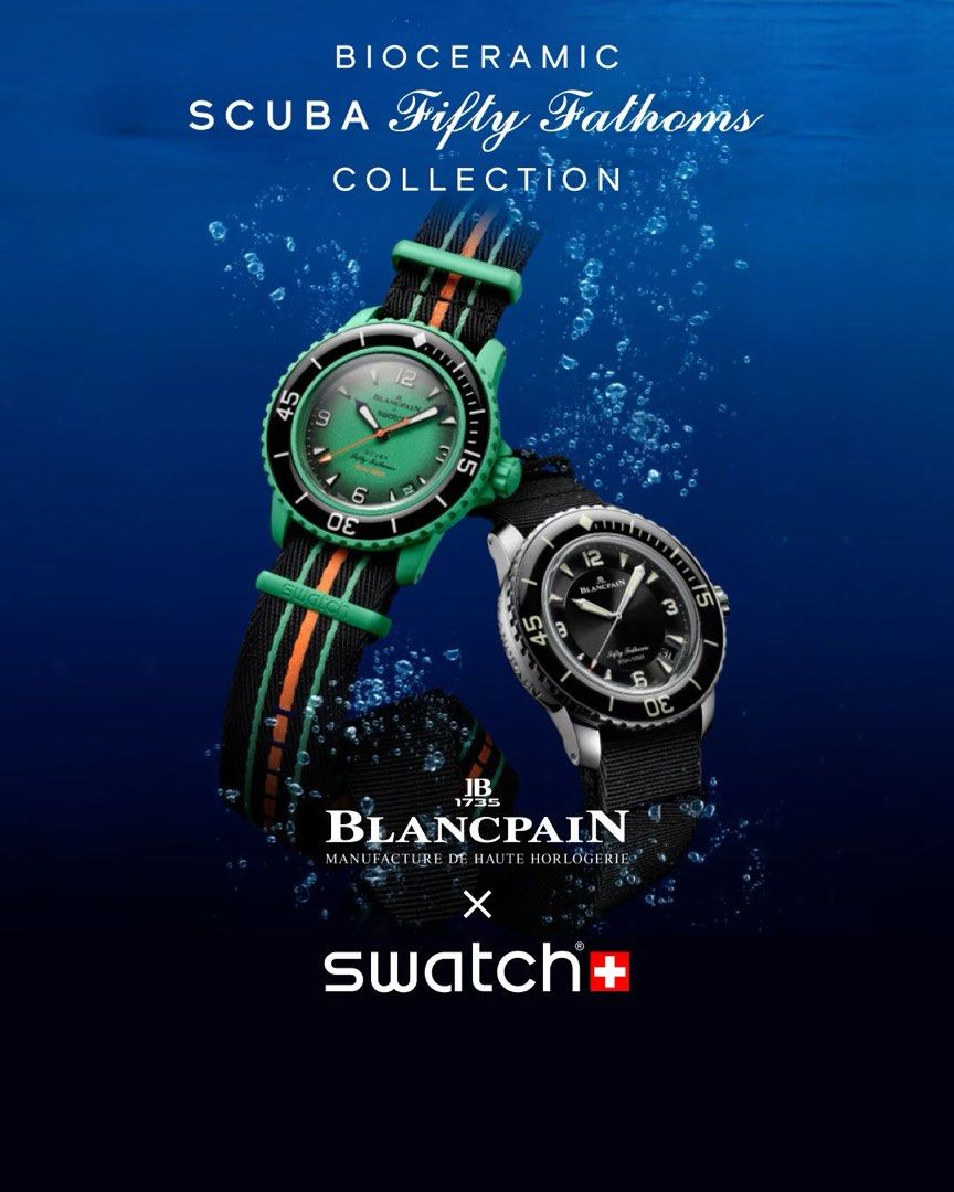 BlancpainxSwatch AtlanticOceanブランパンスウォッチ - 腕時計(アナログ)