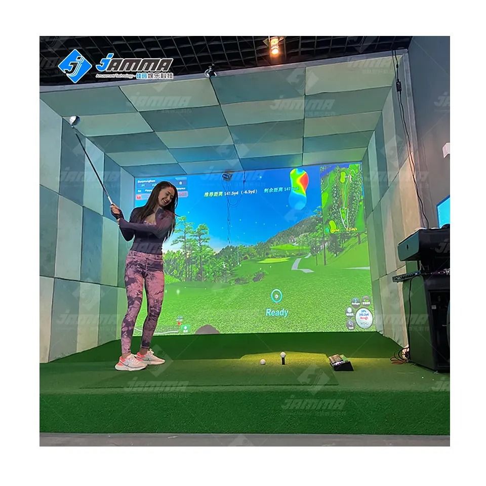 INDOOR PROFESSIONAL GOLF SIMULATOR AR GOLF, Sports Equipment, Sports ...