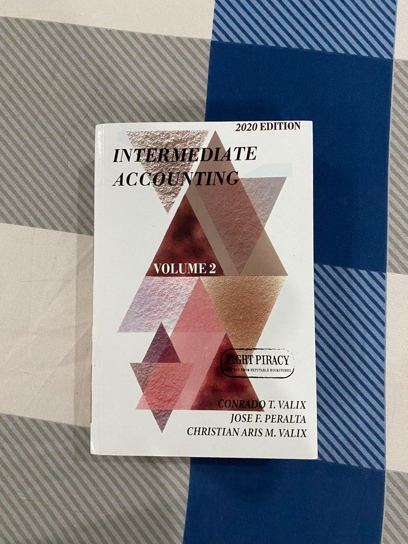 Intermediate Accounting 2 (Category: Textbooks) located in Tuguegarao City. Submitted by Jarah (Listing ID 1253996250, Image 1). Description: Intermediate Accounting 2 (Valix) - 2020 edition - may notes written in pen/pencil but first mostly few chapters lang - best for 2nd yr acc students .
