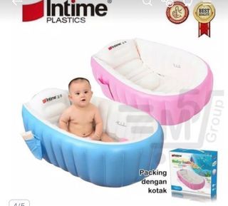 Intime Baby Bath Tub/ Bak Mandi Bayi tiup