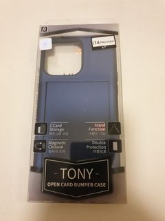Iphone 14 pro max case with card storage.