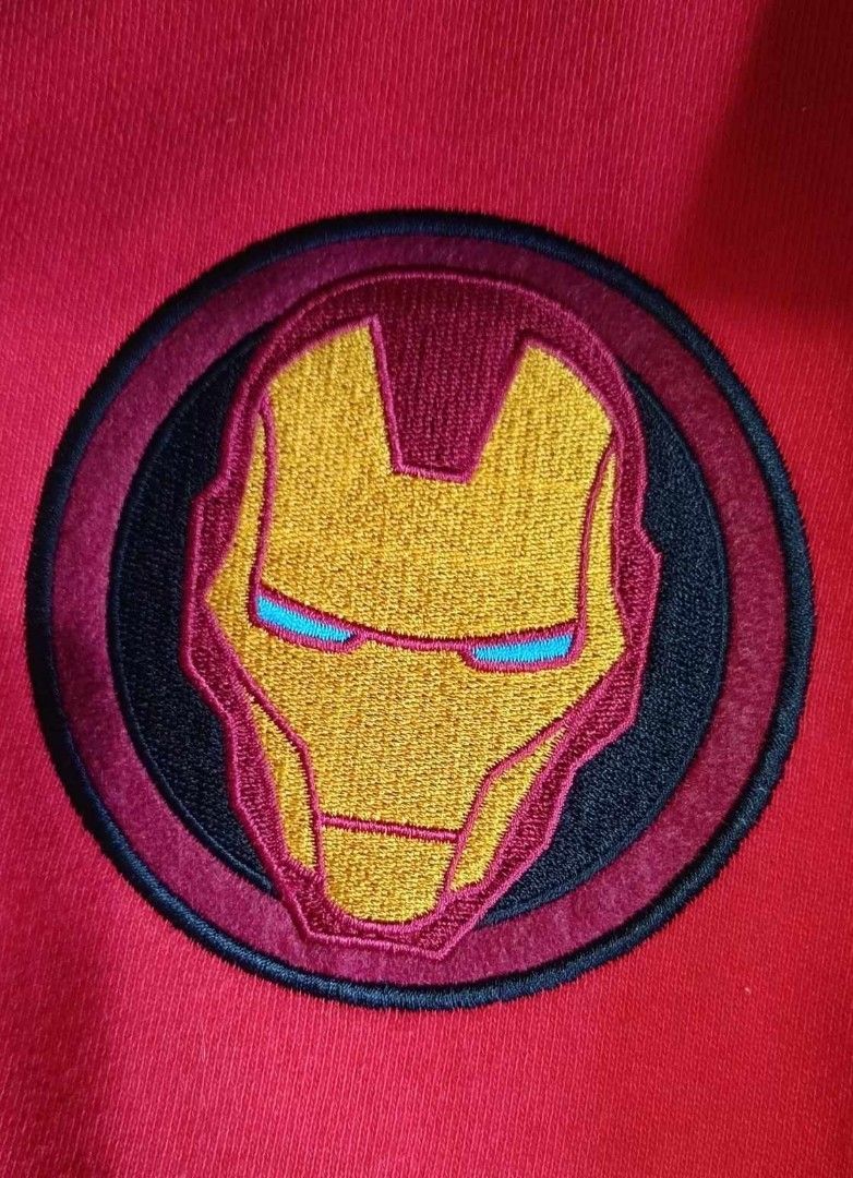 IRON MAN VARSITY JACKET BY FELTICS (large), Men's Fashion, Coats