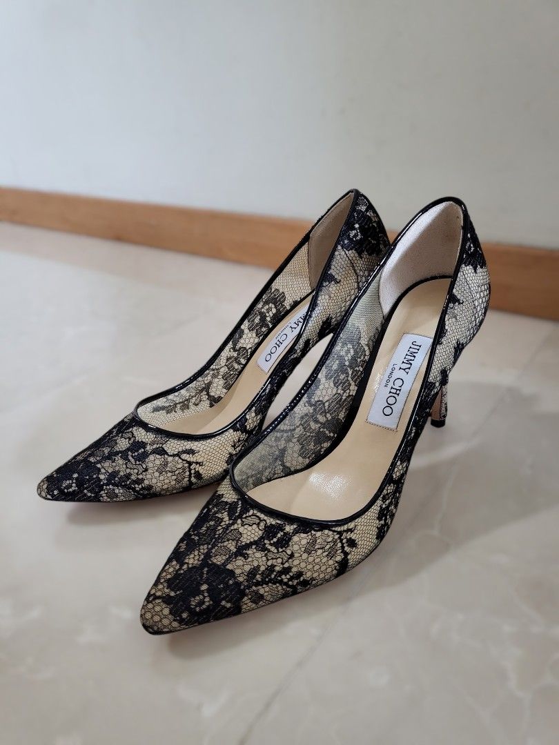 Jimmy choo romy lace pump store
