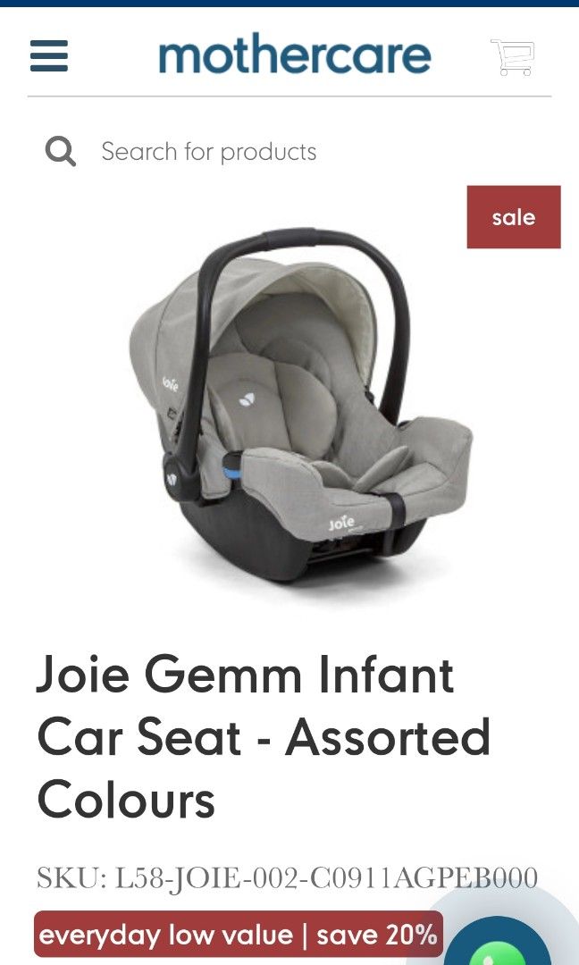 Joie i gemm outlet car seat instructions