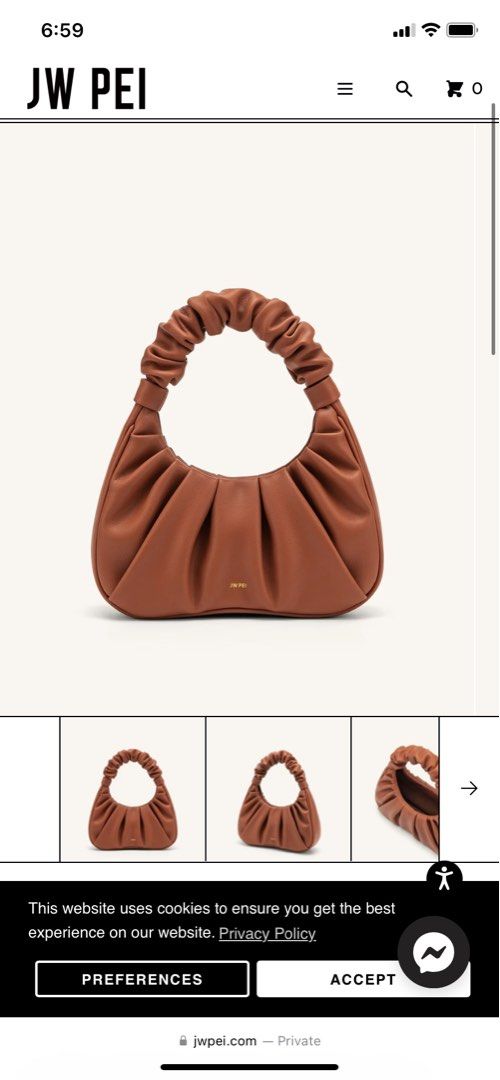 JW Pei Gabbi Bag Nutella, Women's Fashion, Bags & Wallets, Shoulder Bags on  Carousell