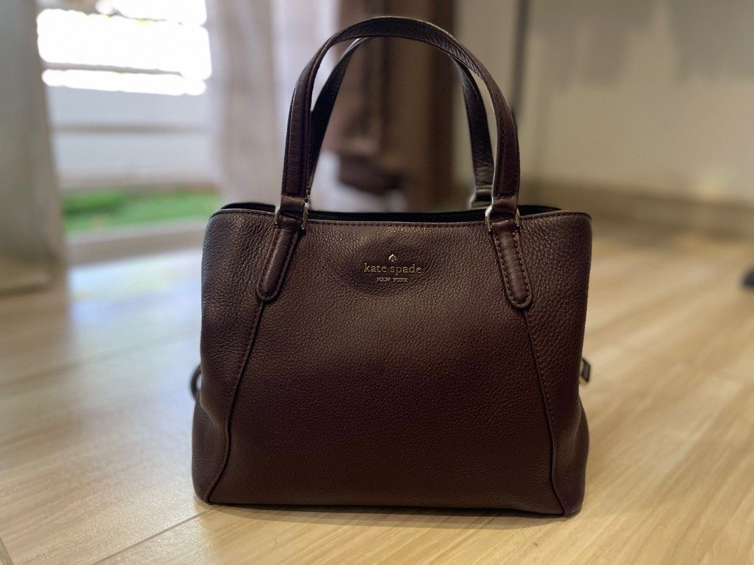 Kate spade burgundy discount satchel