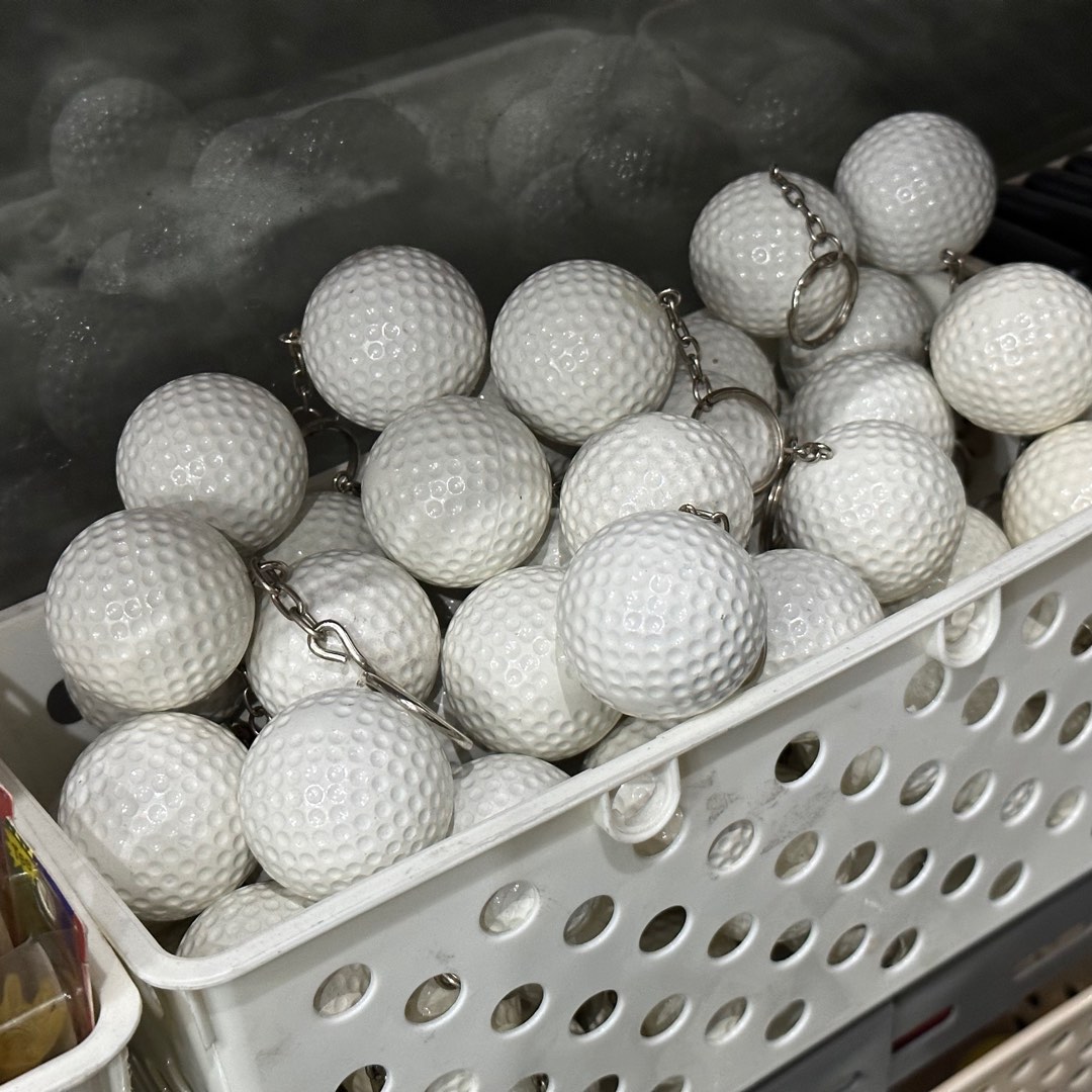 Golf ball keychain best sale