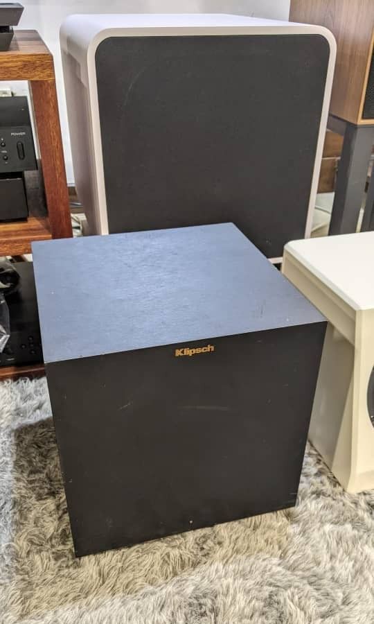Klipsch down firing subwoofer on sale