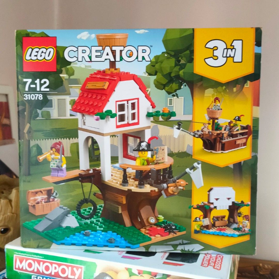 Lego Creator 31078 3 in 1 Treehouse Treasures NEW Hobbies Toys Toys Games on Carousell
