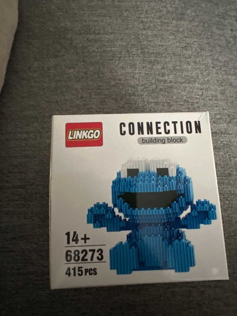 Linkgo connection blocks elmo blue Hobbies Toys Toys Games