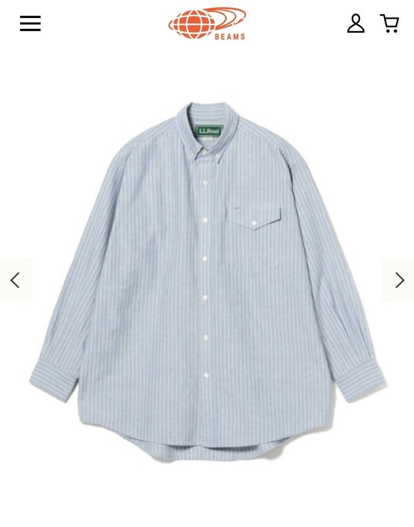 M L.L.BEAN BEAMS 別注 S/S B.D SHIRTS-