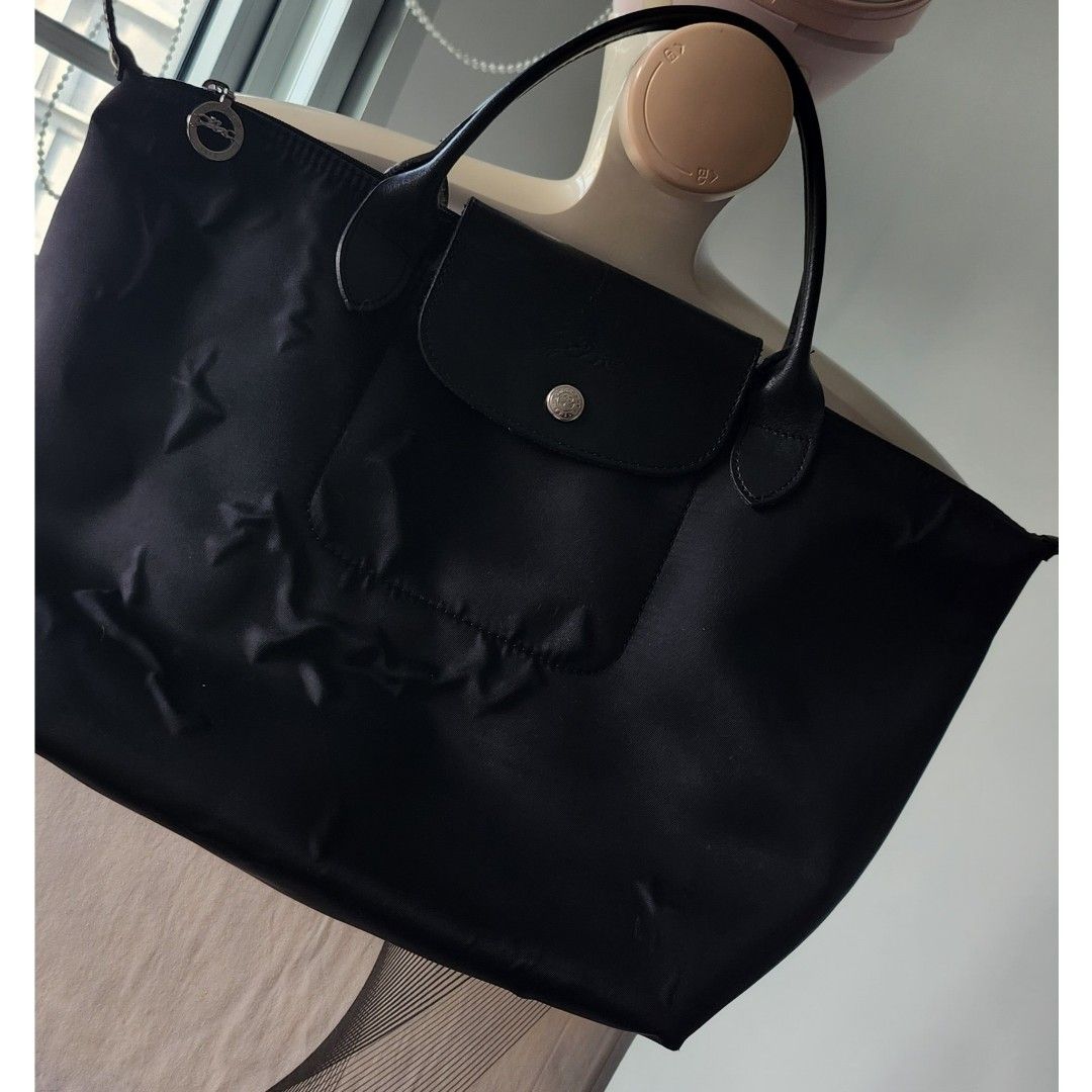 Longchamp small sales black tote