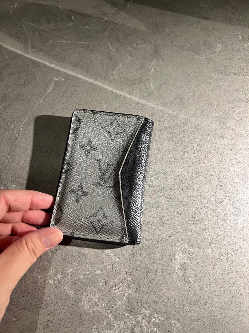 Lv grey wallet sales