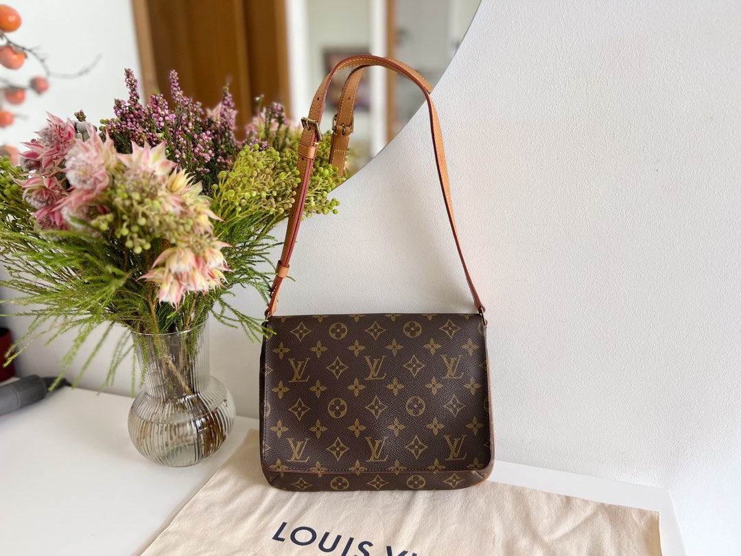 Louis Vuitton LV Shoulder Bag Musette Tango short shoulder Monogram Vintage