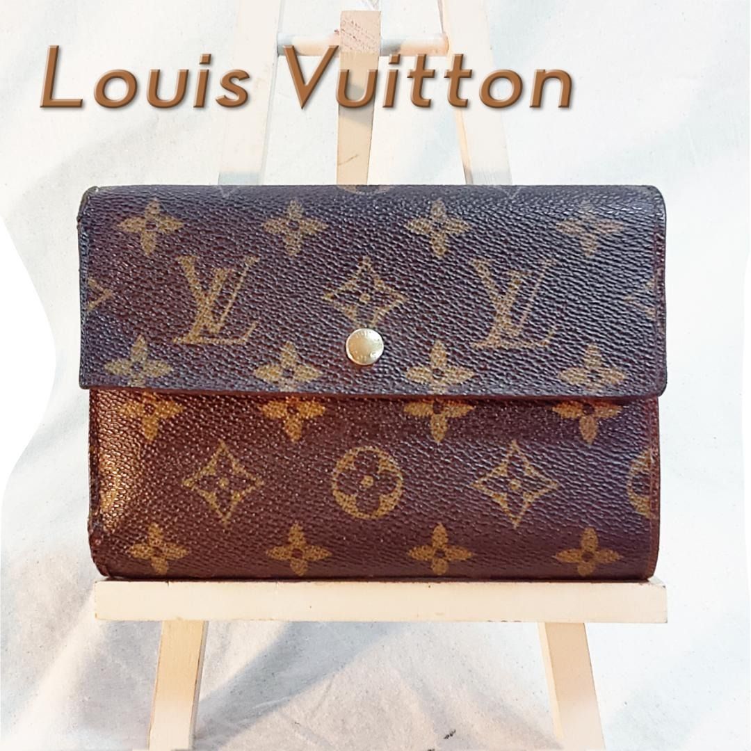 LOUIS VUITTON Monogram Porte Tresor Etui Papie Wallet M61202 LV