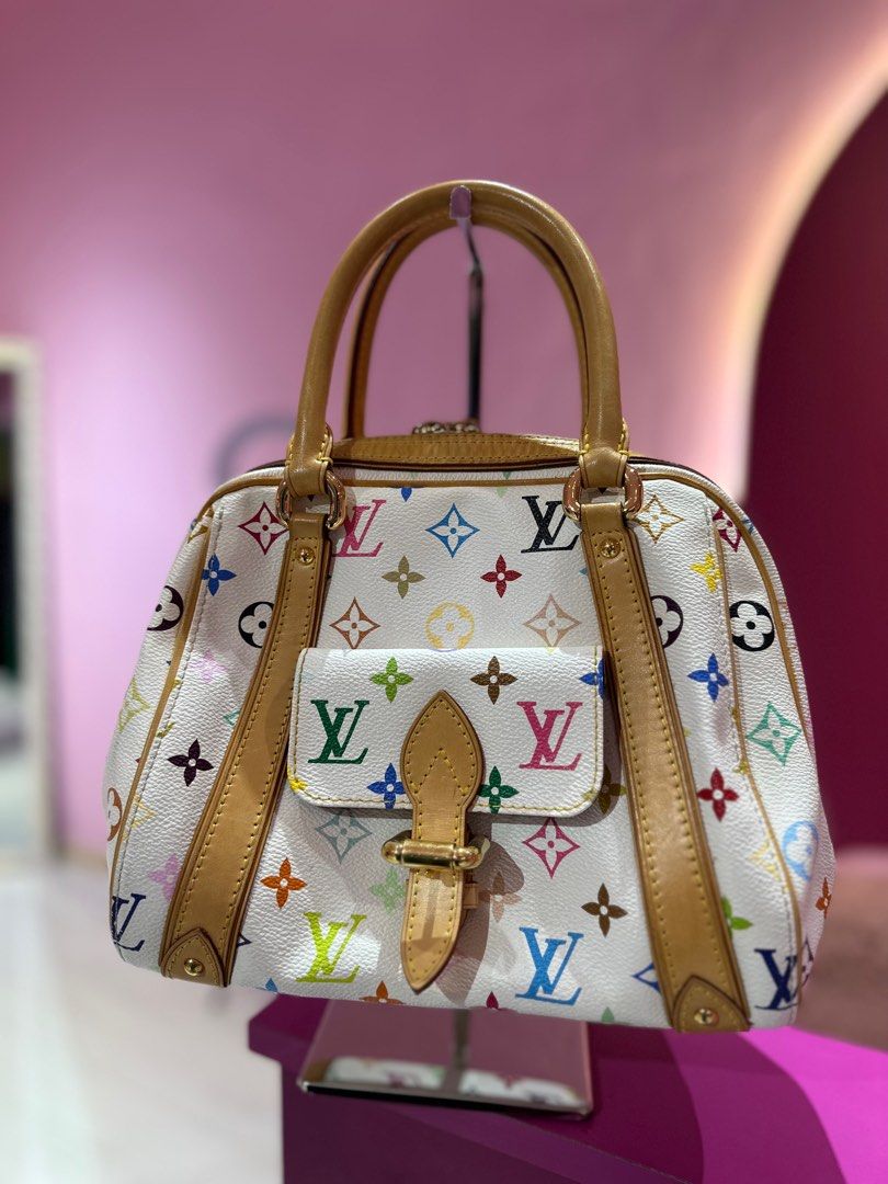 Louis vuitton priscilla multicolore white cheap
