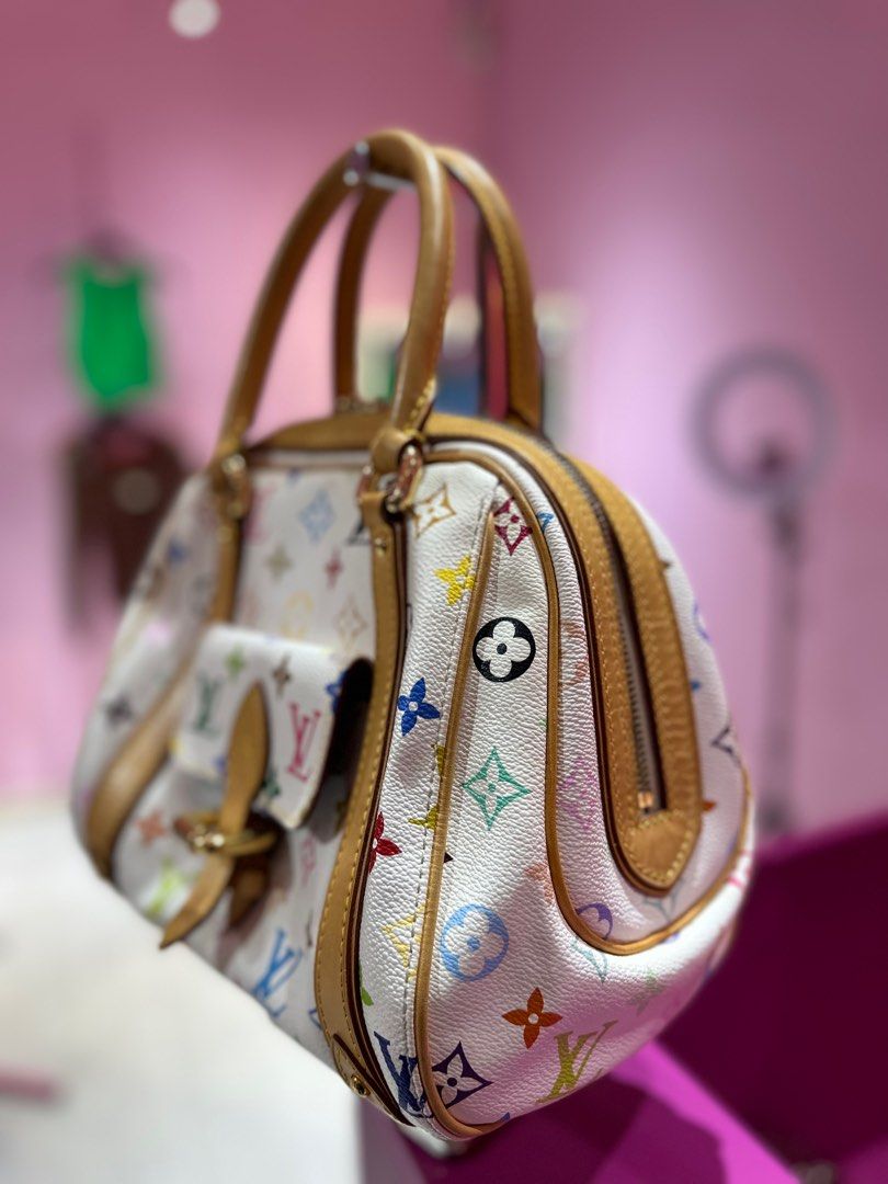 Louis Vuitton Priscilla White Monogram Multicolours Ghw Women s