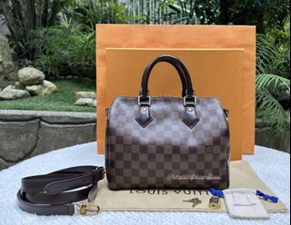 Louis Vuitton // Damier Ebene Speedy 30 Bandoulière Handbag – VSP  Consignment