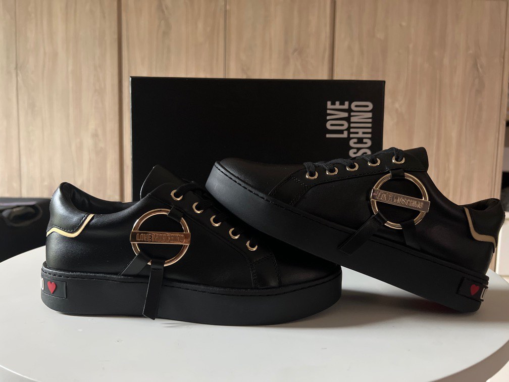 Moschino sneakers deals black