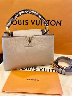 Louis vuitton capucines mini gold python, Luxury, Bags & Wallets on  Carousell